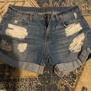 7 for all man kind denim shorts